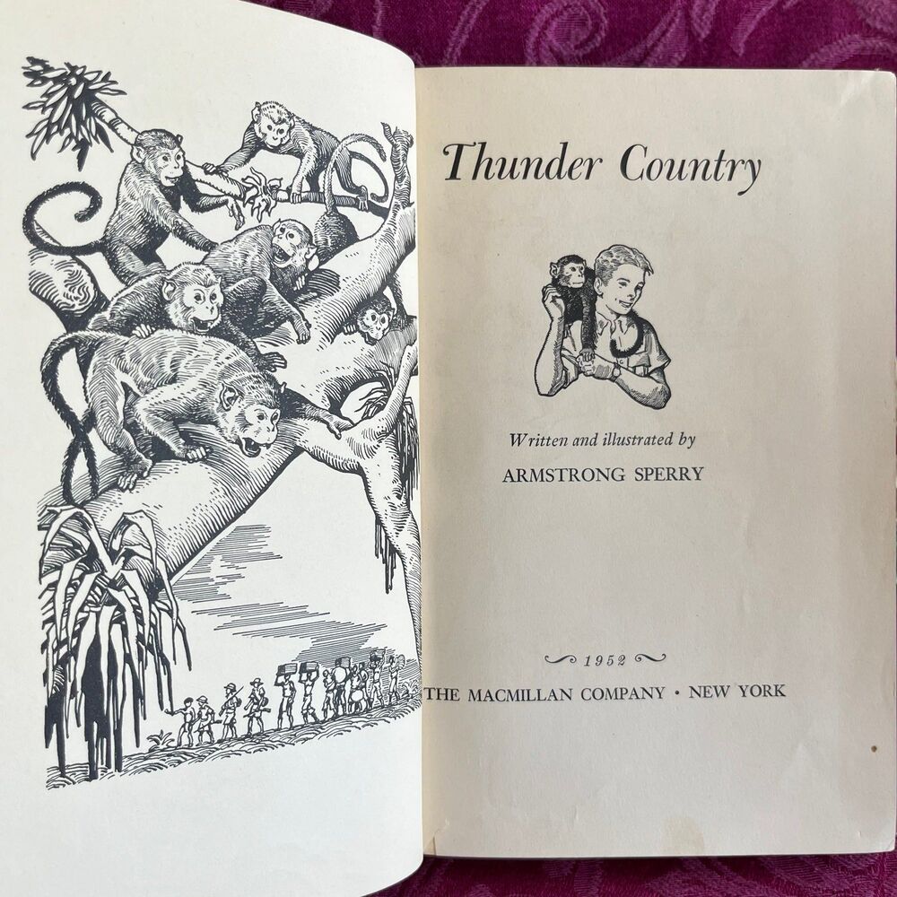 📚3 for $9 📚 1952 Vintage Book: Thunder Country Written and Illustrated - Picture 4 of 12